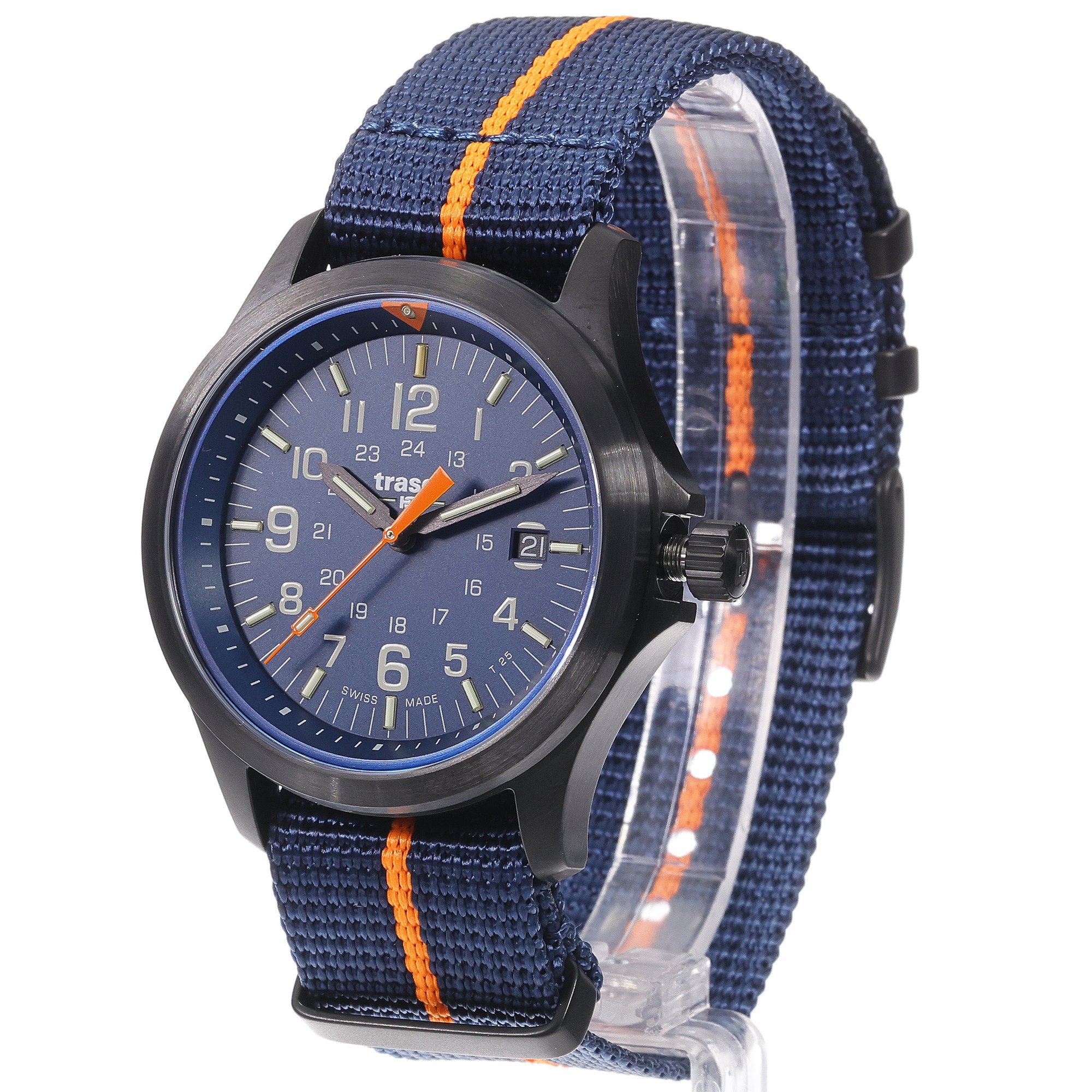 Traser TS-111068 P67 Officer Pro Blue P67 Officer Pro klasyczny zegarek czarny - miniatura 2