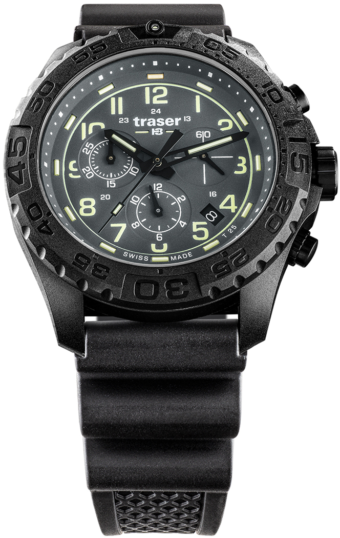 P96 OdP Evolution Chrono Grey Rubber Strap Traser TS-109046v1 