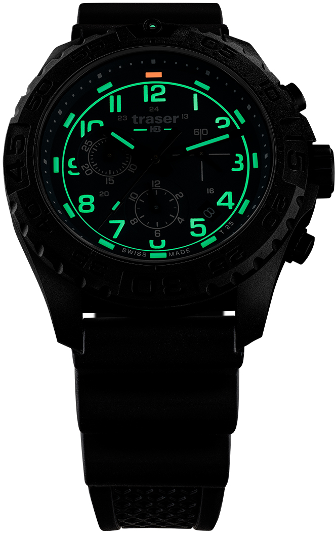 P96 OdP Evolution Chrono Grey Rubber Strap Traser TS-109046v1 - hover