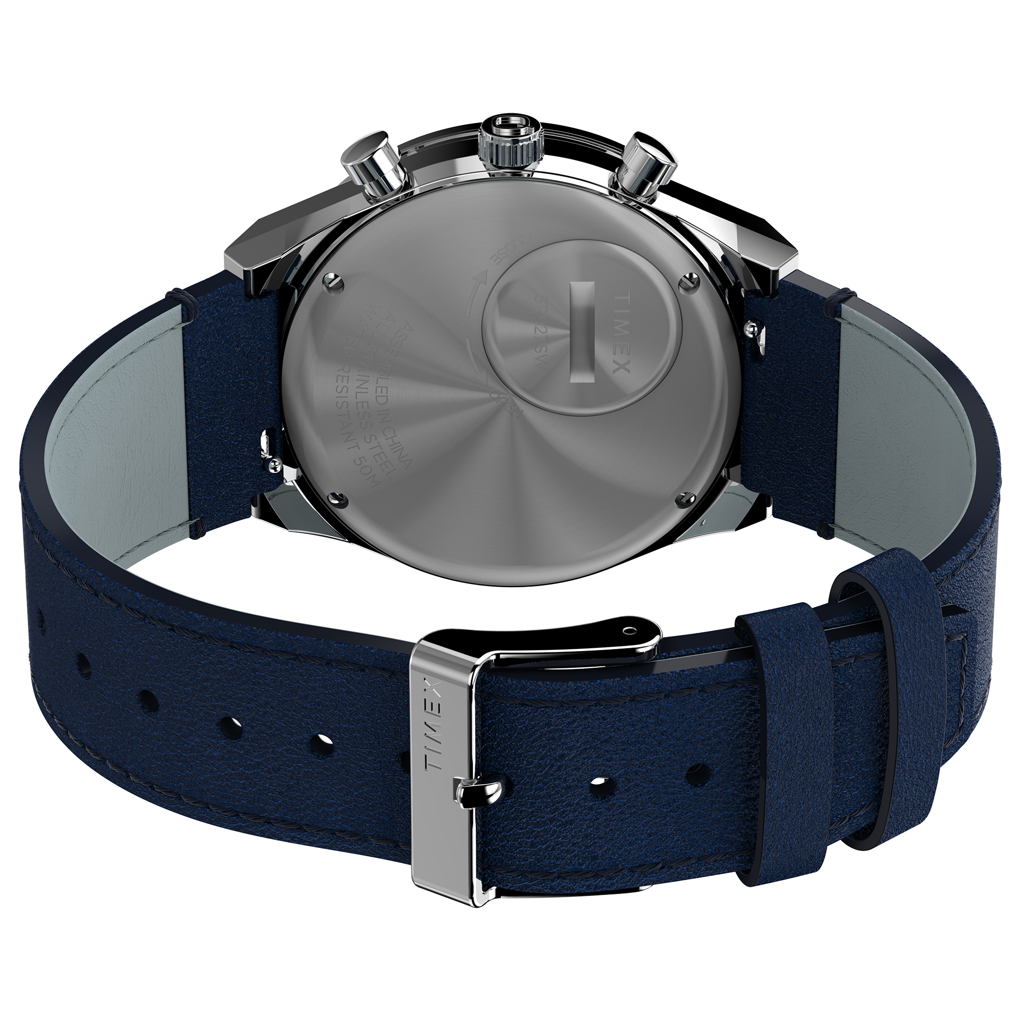 TW2W51700 zegarek srebrny sportowy Q Timex pasek - miniatura 4