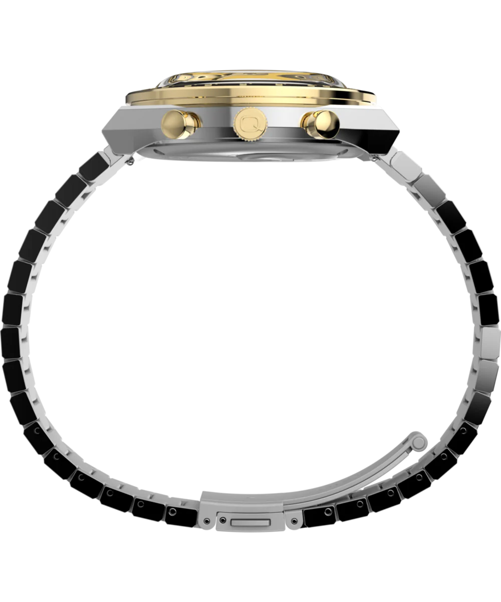 TW2W64200 zegarek srebrny sportowy Q Timex Reissue bransoleta