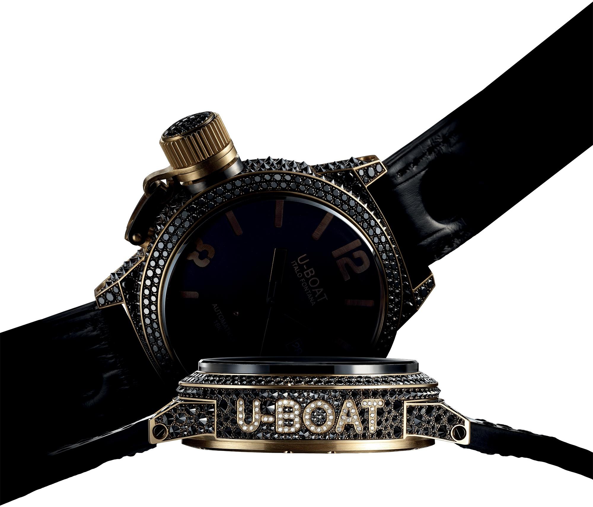 U-BOAT 8000 BLACK SWAN zegarek elegancki Special Editions - miniatura 2