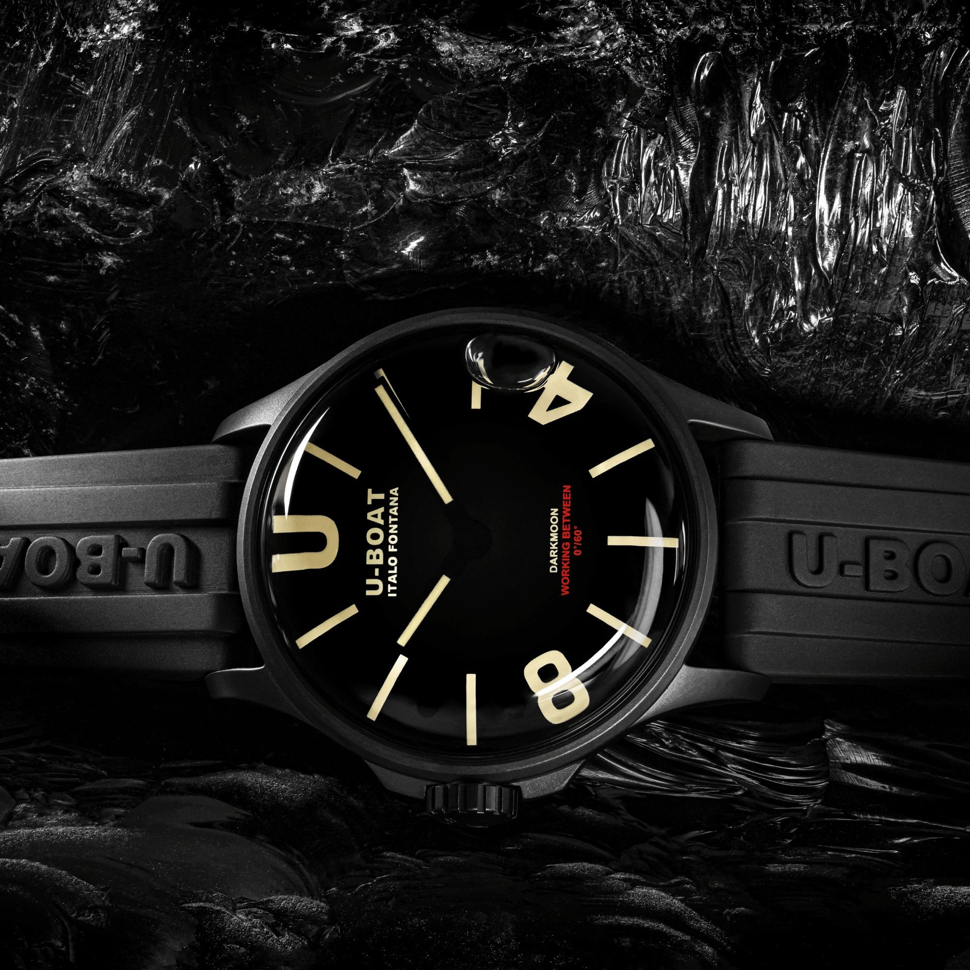 U-BOAT 9019 męski zegarek Darkmoon pasek - miniatura 4