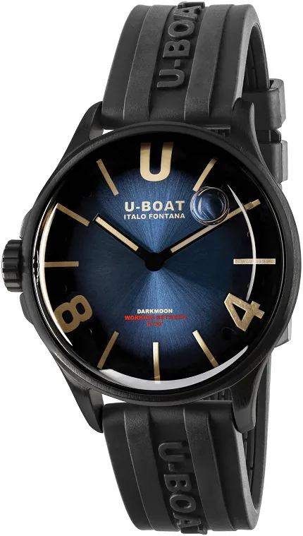 U-BOAT 9020 Darkmoon DARKMOON 40 MM BLUE SOLEIL IBP - zdjęcie 1