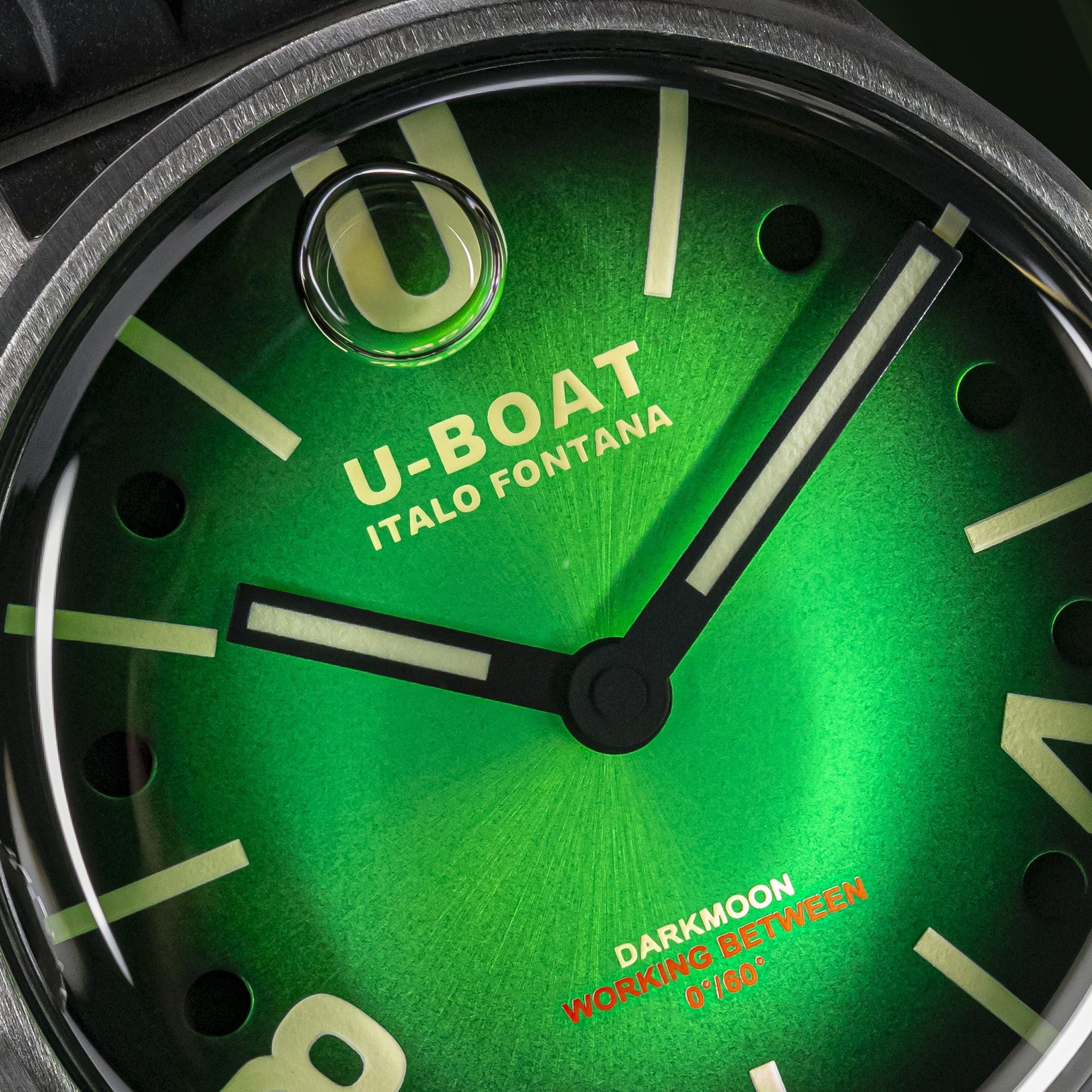 U-BOAT 9502 męski zegarek Darkmoon pasek - miniatura 3