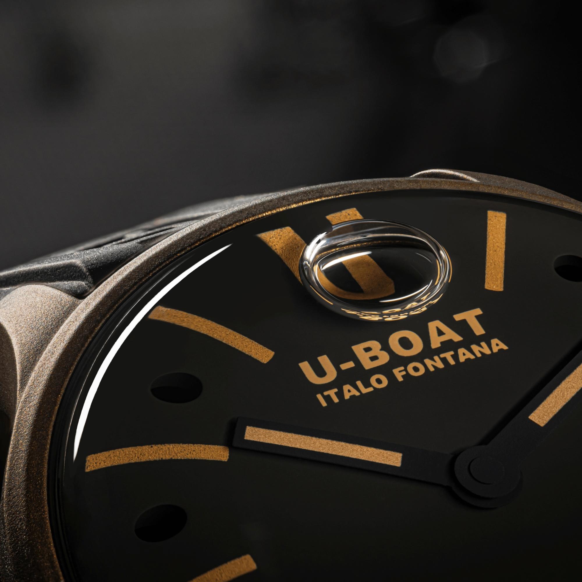 U-BOAT 9549 męski zegarek Darkmoon pasek - miniatura 4