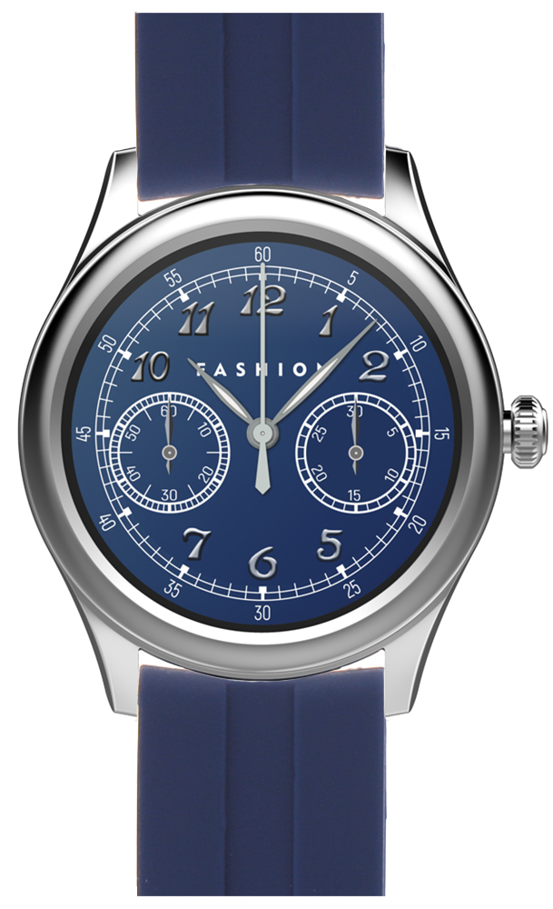 44mm Srebrny Niebieski Vector Smart VCTR-34-03-BL-22NB 