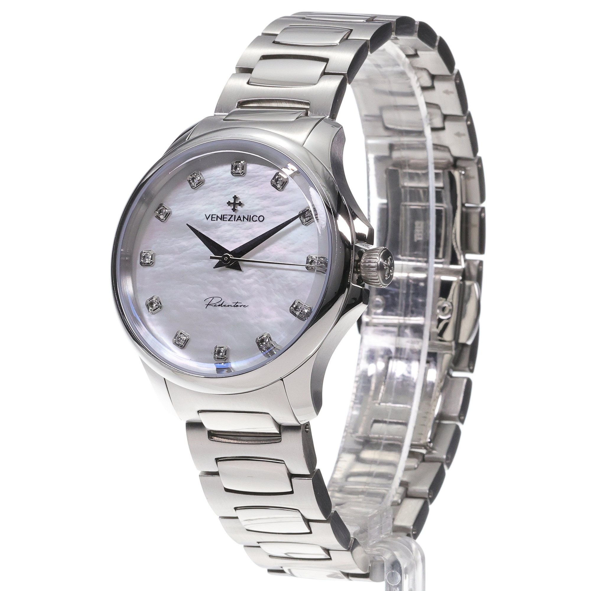 Venezianico 1121520C REDENTORE 36 Diamond Redentore klasyczny zegarek srebrny - miniatura 2