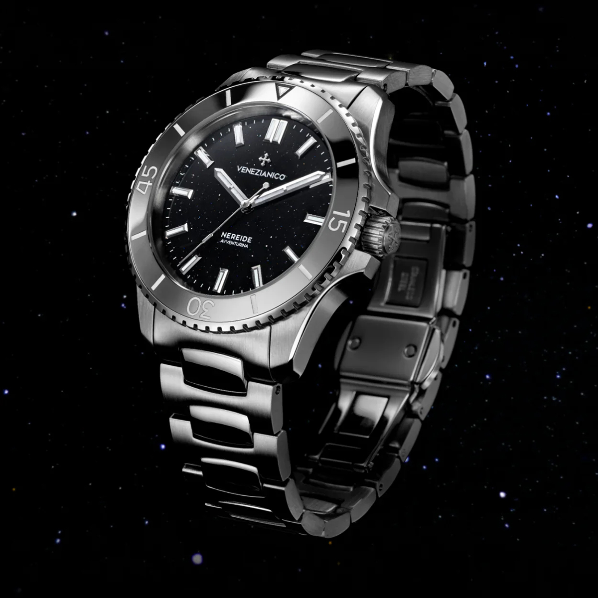 Venezianico 3121550C męski zegarek Nereide Tungsteno bransoleta - miniatura 6