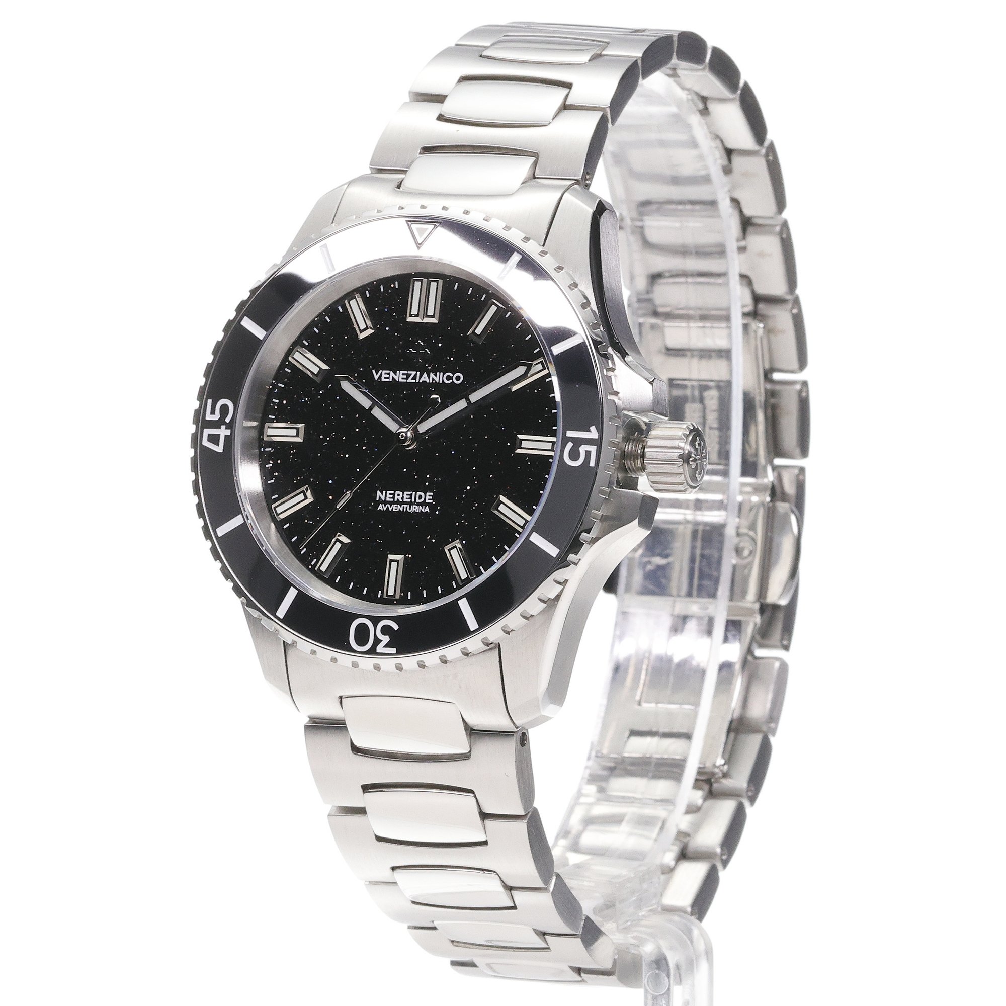 Venezianico 3121550C zegarek męski elegancki Nereide Tungsteno bransoleta - miniatura 2