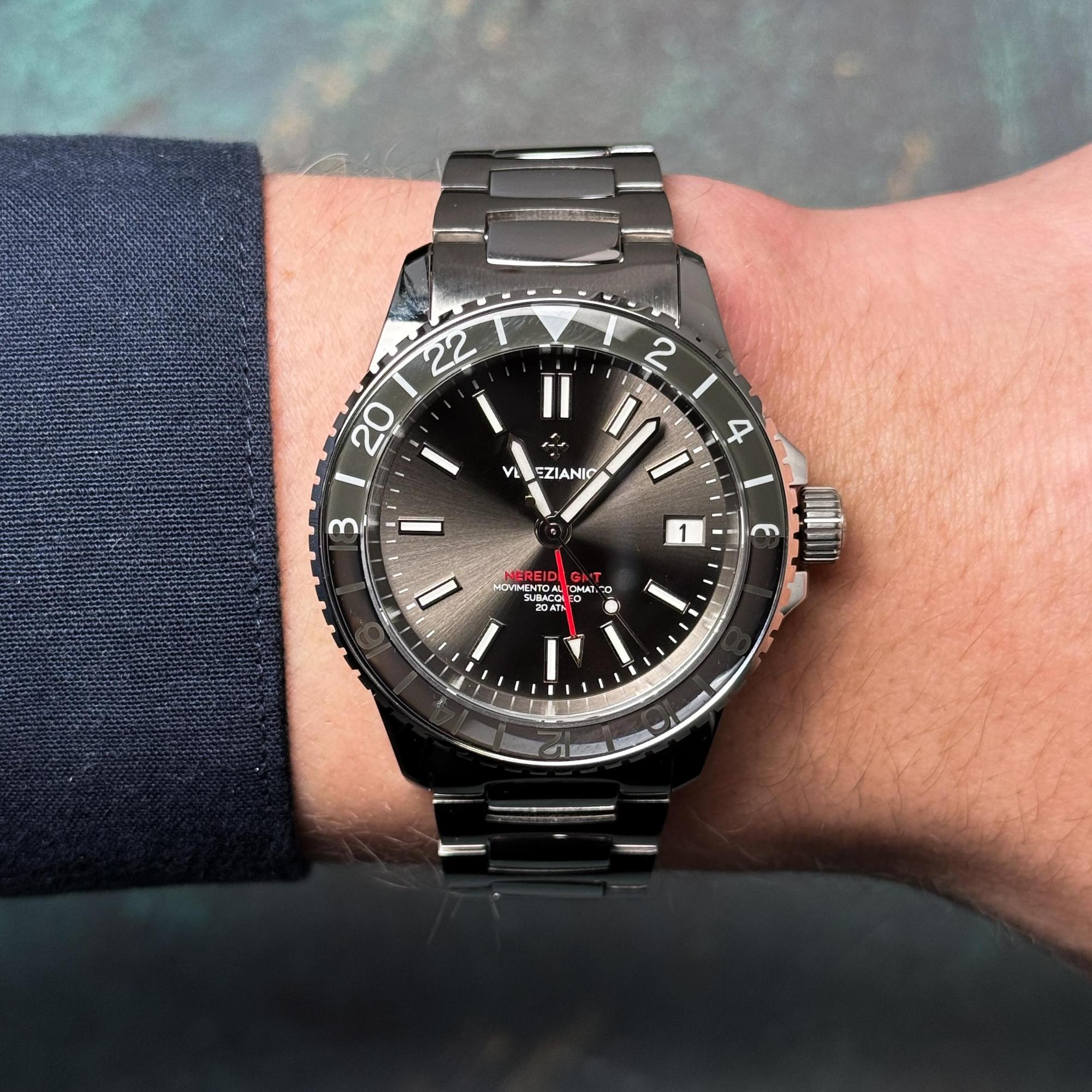 Venezianico 3521501C Nereide GMT zegarek męski - miniatura 10