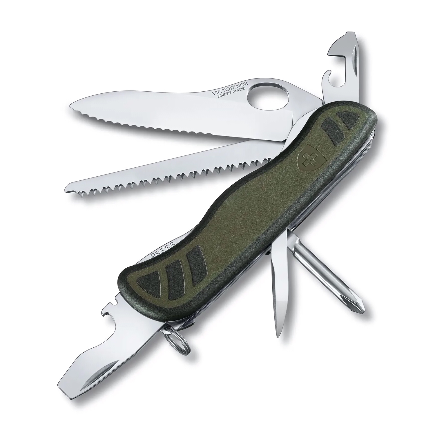 Victorinox Swiss Soldier Knife 08 - Scyzoryk duży z 10 funkcjami Victorinox 0.8461.MWCH 