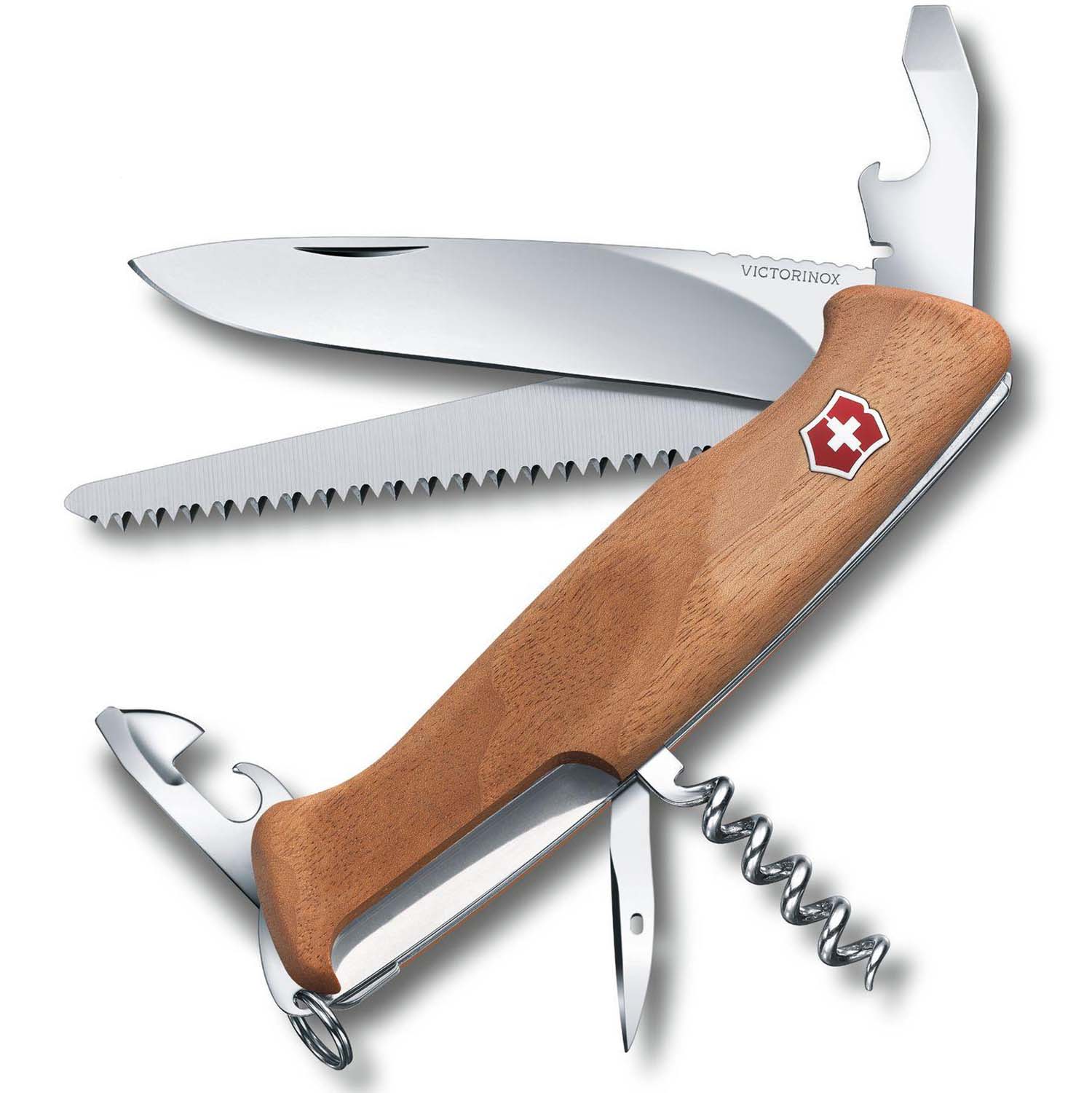 Victorinox Ranger Wood 55 - Duży scyzoryk z 10 funkcjami Victorinox 0.9561.63 
