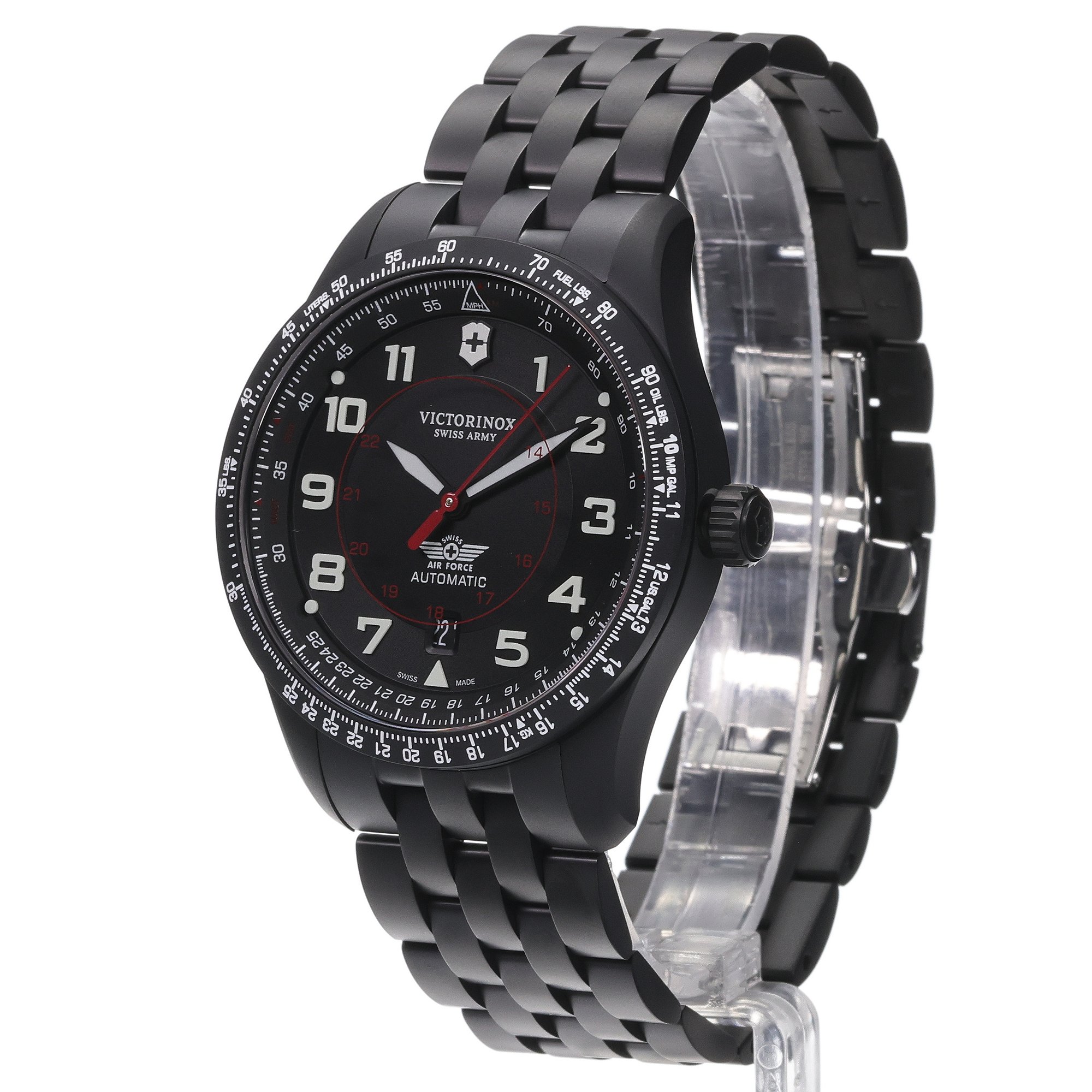 Victorinox 241974 Airboss Airboss Mechanical zegarek męski sportowy szafirowe - miniatura 2