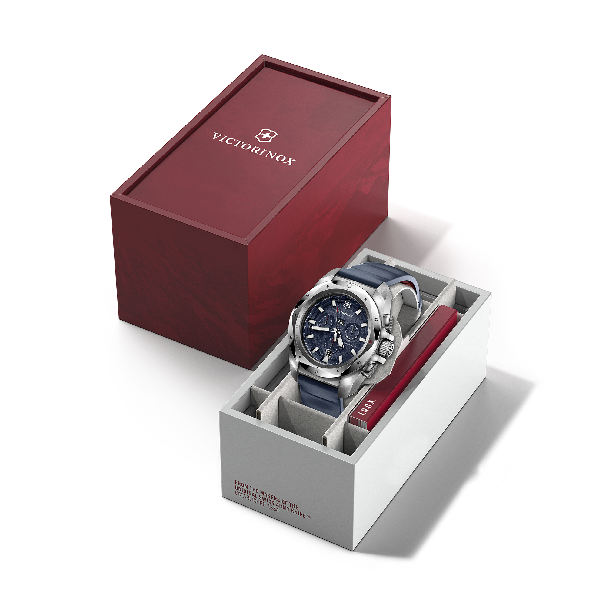 Victorinox 241984 INOX Quartz Chrono zegarek klasyczny INOX - miniatura 10
