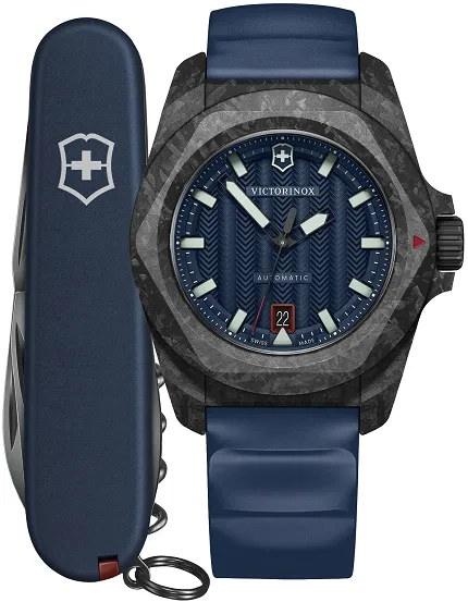 Victorinox 2420221 INOX INOX Automatic Carbon Blue - zdjęcie 1