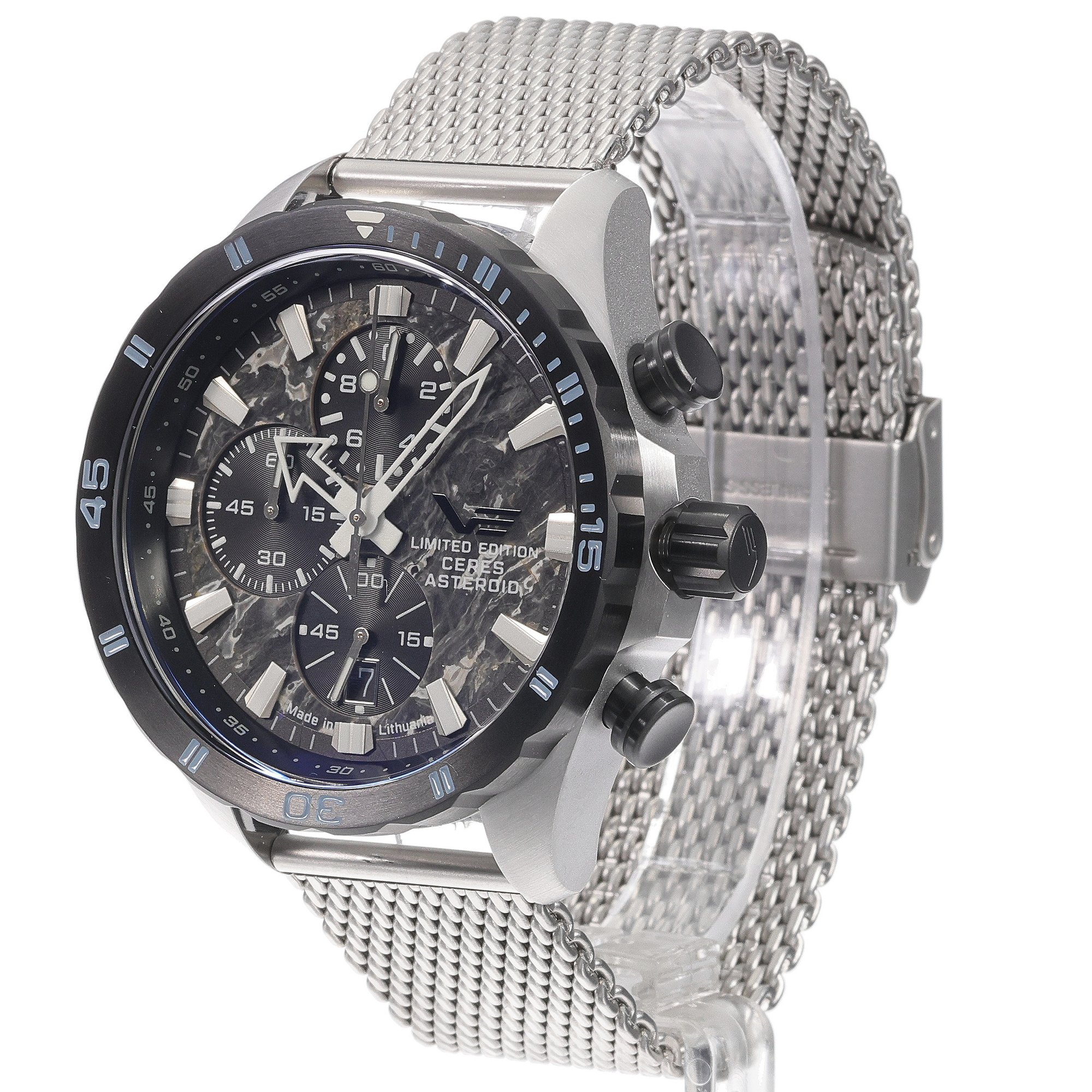 Vostok Europe 6S10-320E693B Almaz Chrono Ceres Asteroid Special Edition Almaz klasyczny zegarek niebieski - miniatura 2