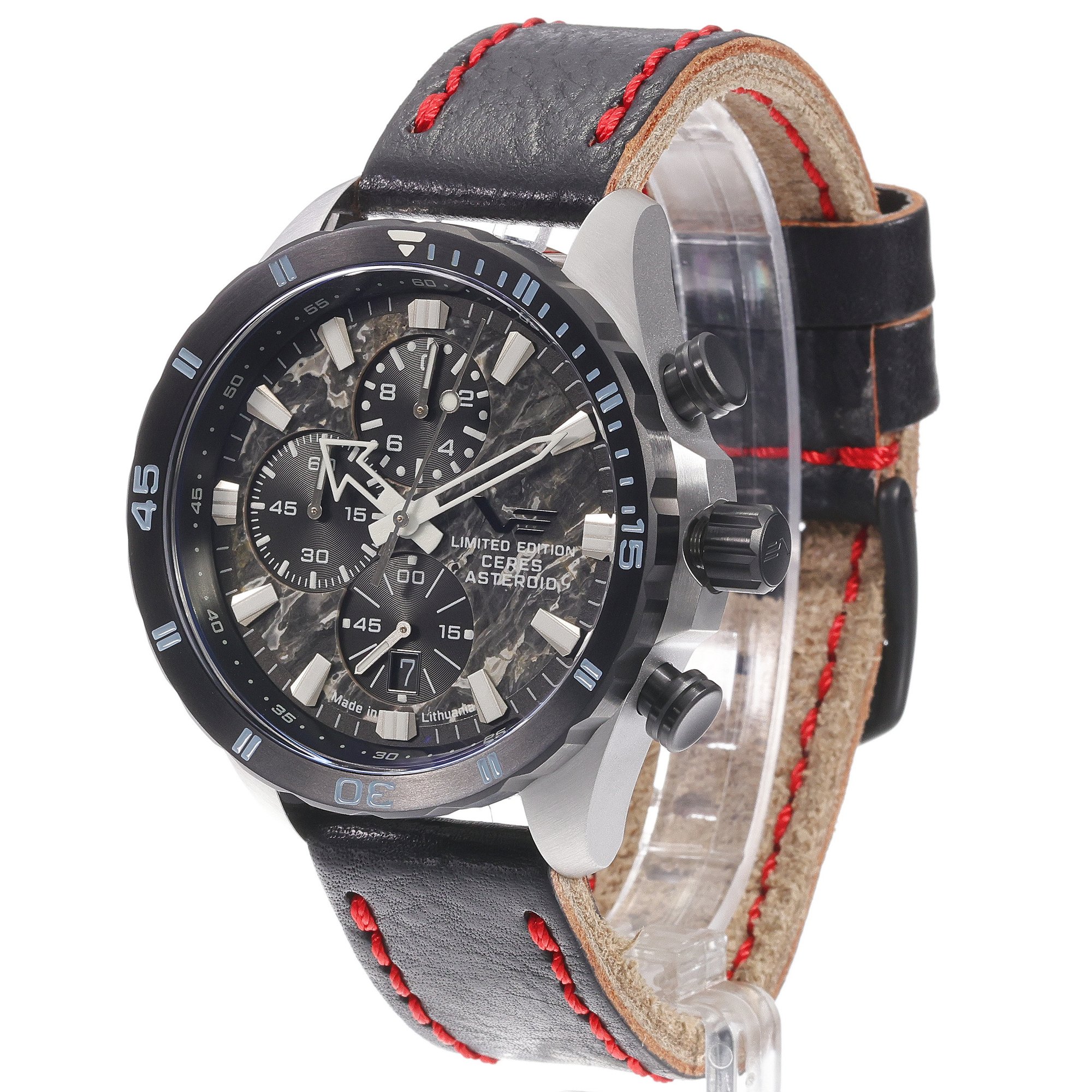 Vostok Europe 6S10-320E693LBR zegarek niebieski klasyczny Almaz pasek - miniatura 2