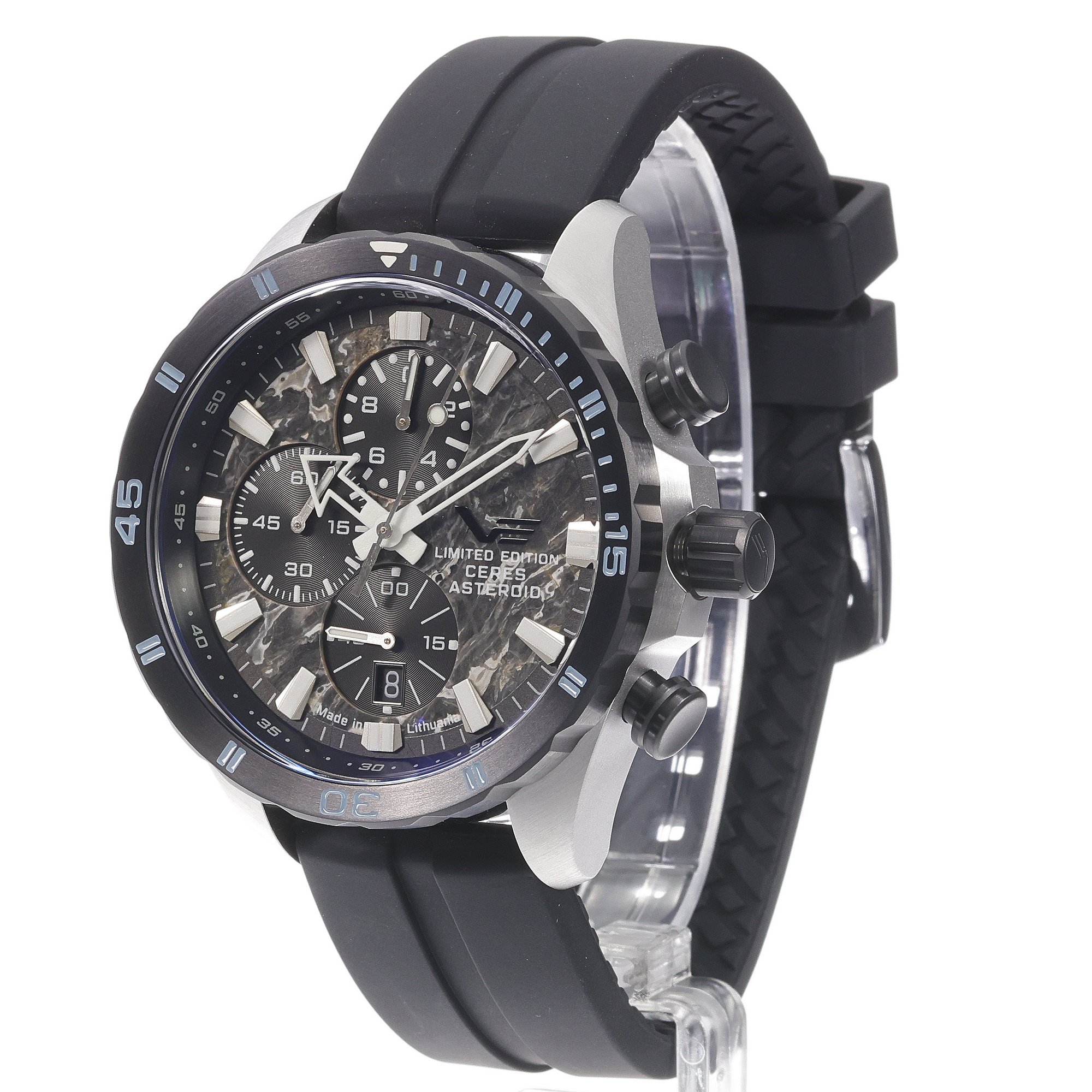 Vostok Europe 6S10-320E693S Almaz Chrono Ceres Asteroid Special Edition Almaz klasyczny zegarek niebieski - miniatura 2