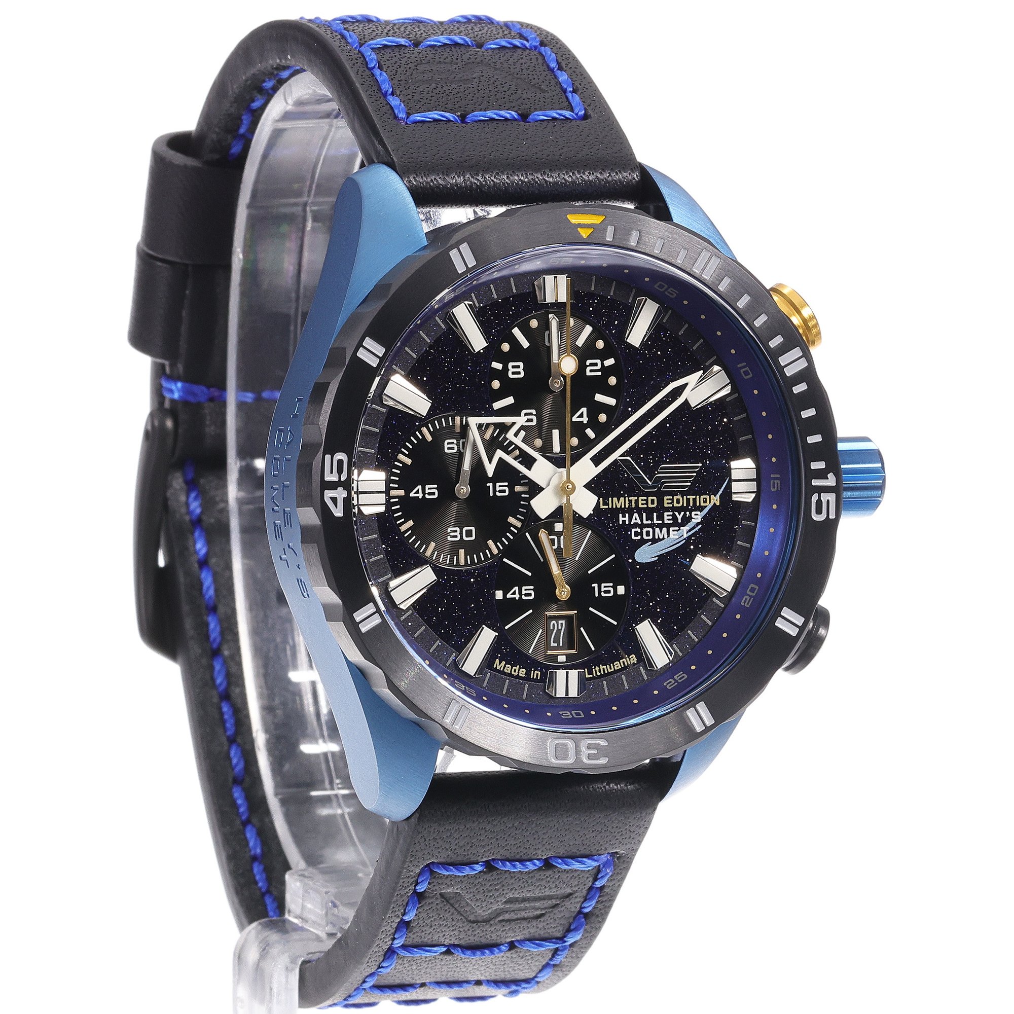 Vostok Europe 6S10-320E694 Almaz Almaz Chrono Halleys Comet Special Edition pasek - miniatura 2