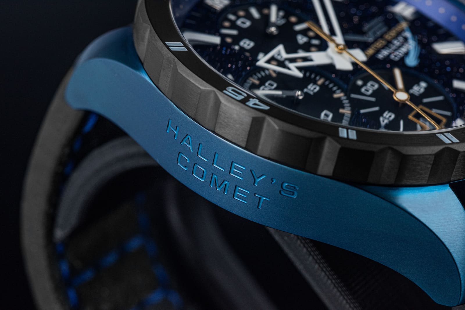 Vostok Europe 6S10-320E694 Almaz Almaz Chrono Halleys Comet Special Edition zegarek męski klasyczny mineralne utwardzane - miniatura 8