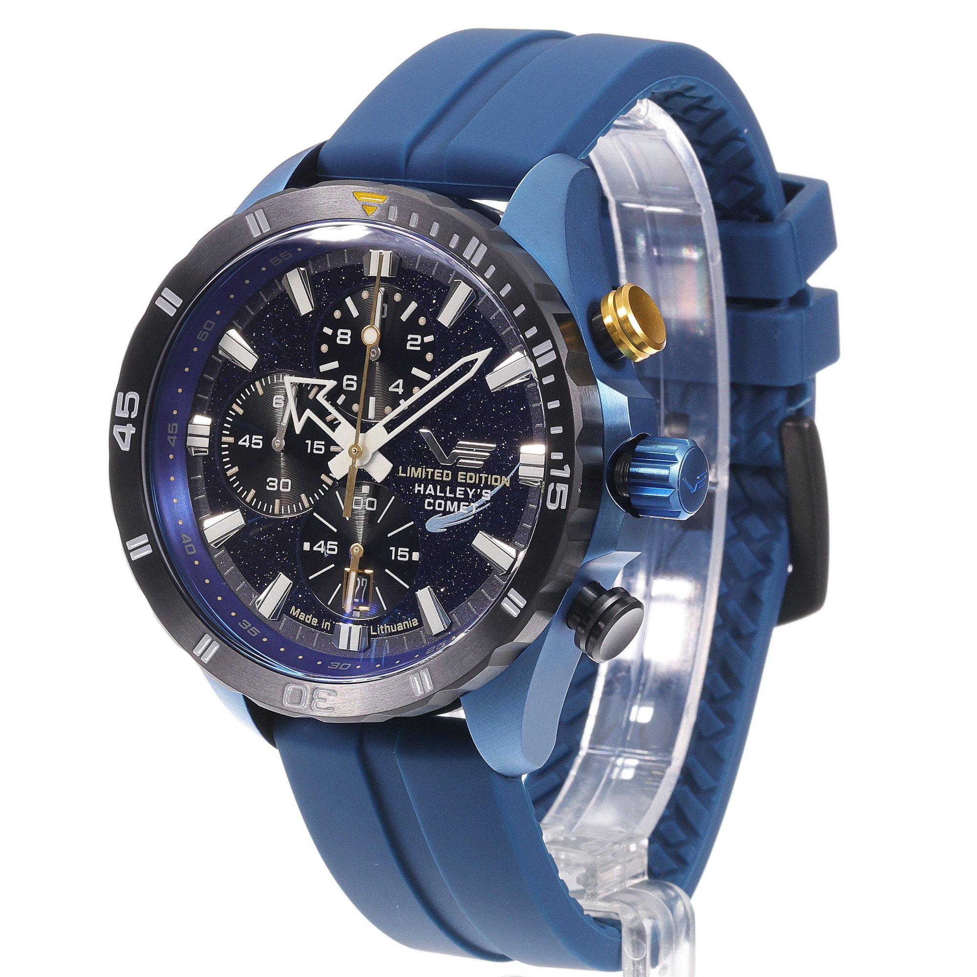 Vostok Europe 6S10-320E694S Almaz Chrono Halleys Comet Special Edition zegarek klasyczny Almaz - miniatura 2