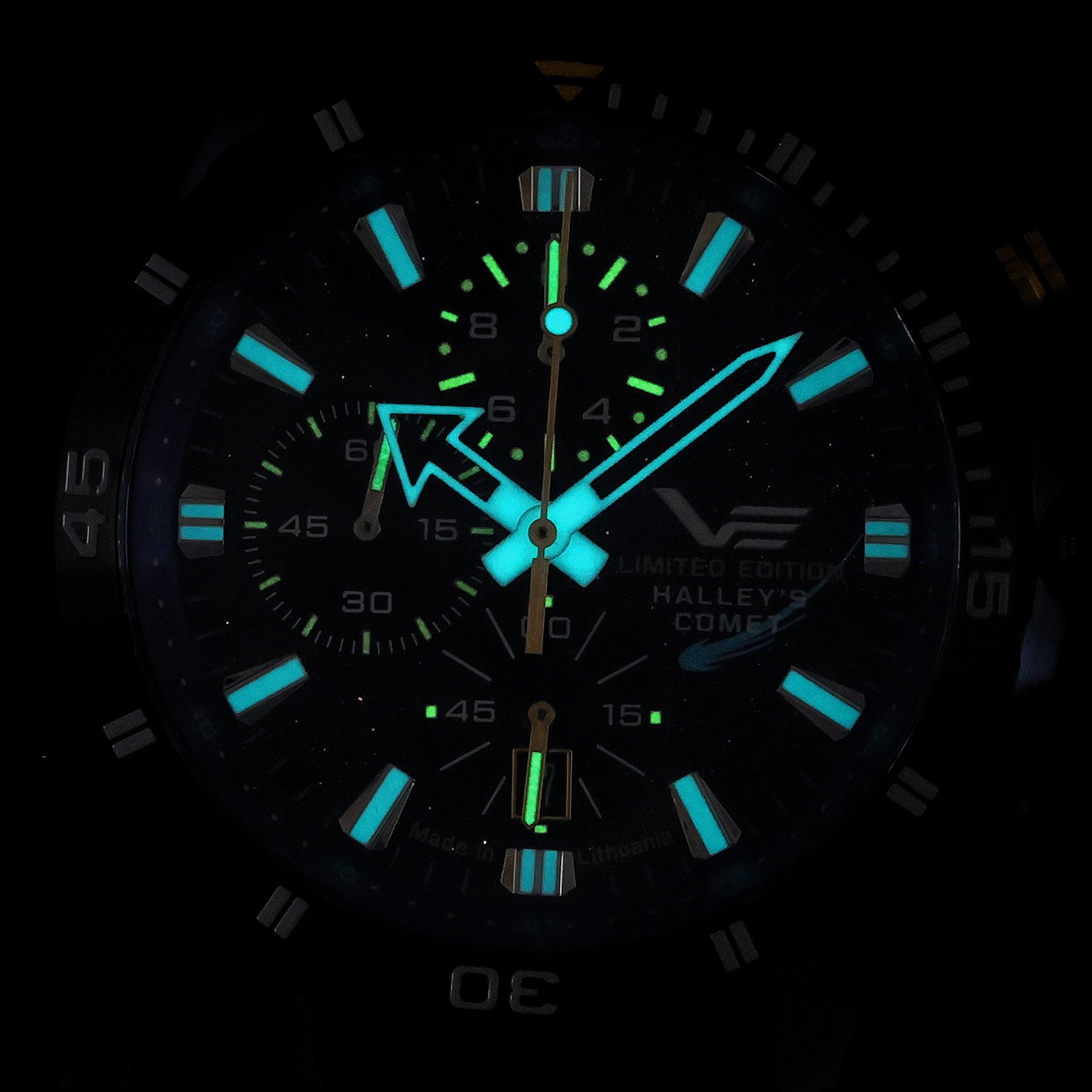Vostok Europe 6S10-320E694S zegarek niebieski klasyczny Almaz pasek - miniatura 5