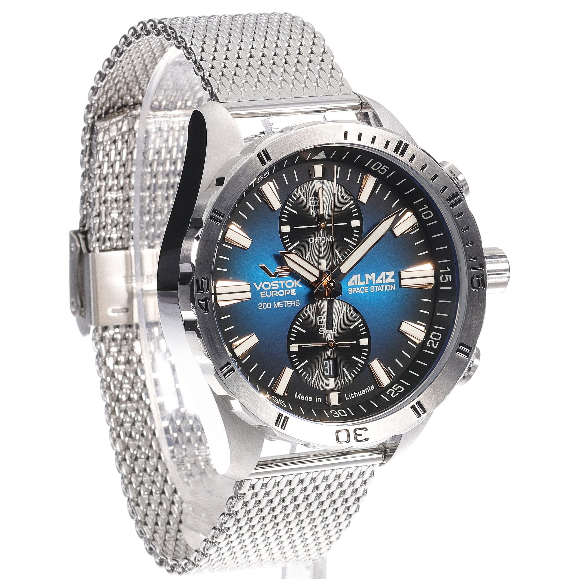Vostok Europe 6S11-320A675B Almaz Chrono zegarek klasyczny Almaz - miniatura 3