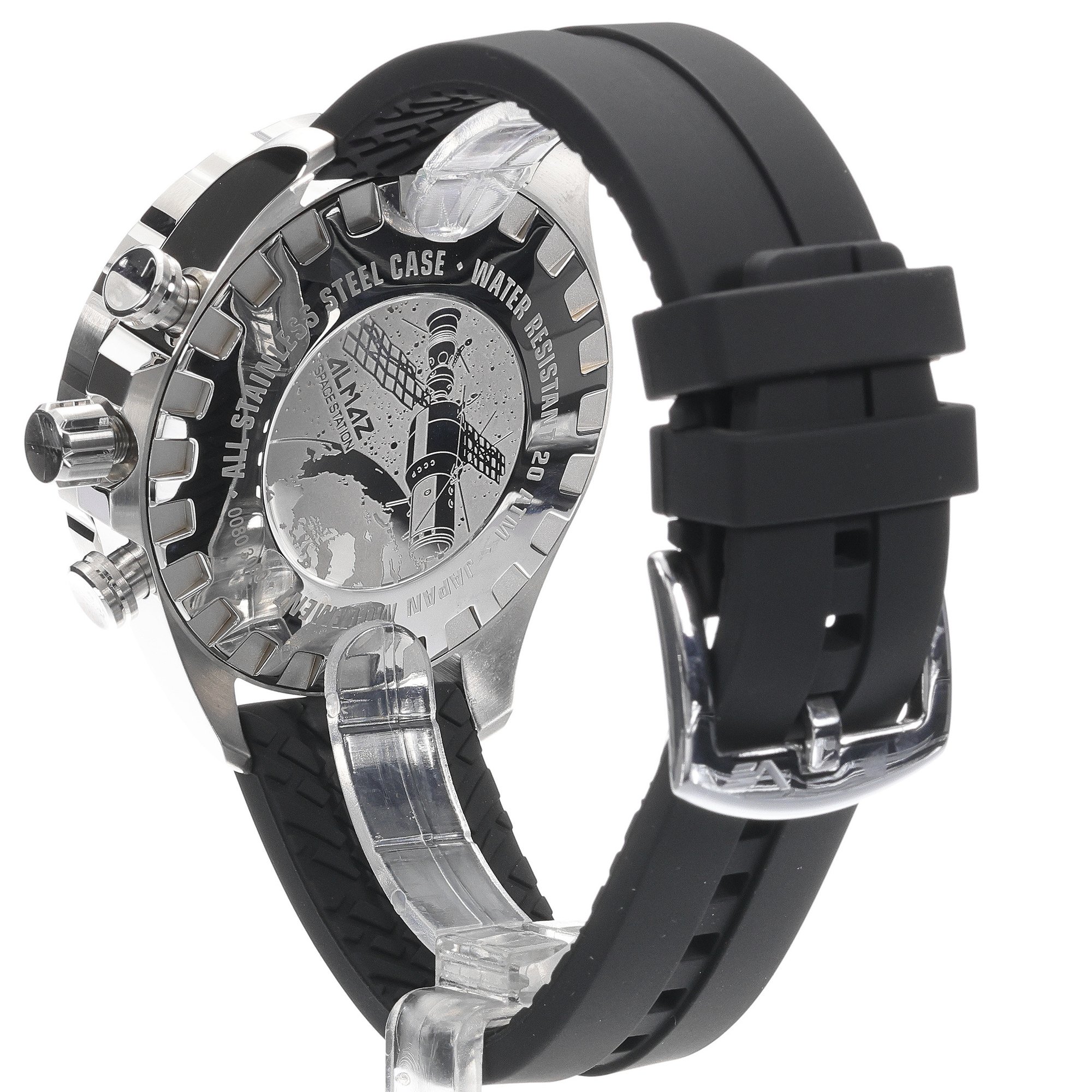 Vostok Europe 6S11-320A675S zegarek srebrny klasyczny Almaz pasek - miniatura 4