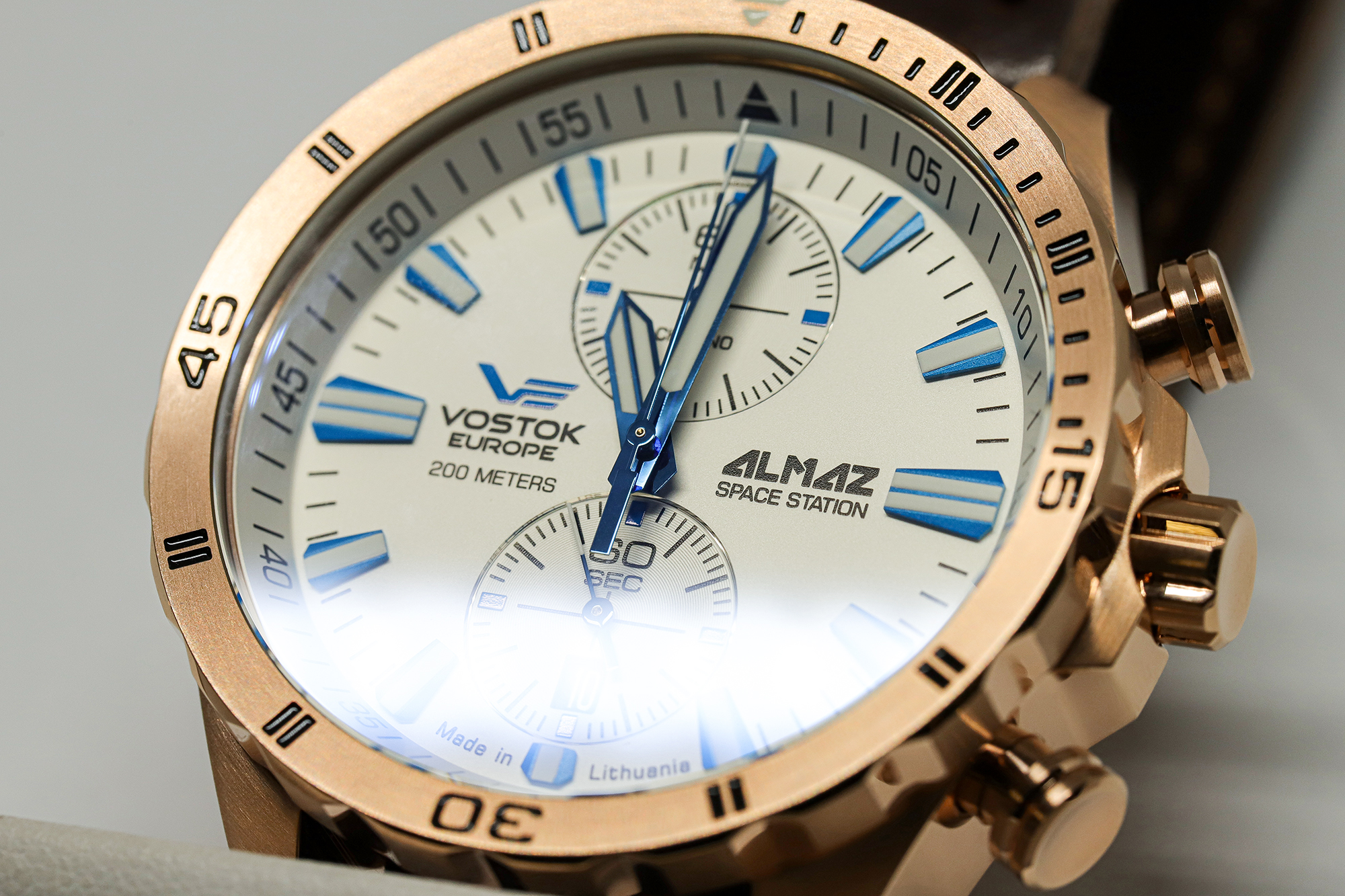 Vostok Europe 6S11-320B676 Almaz Chrono zegarek klasyczny Almaz - miniatura 8