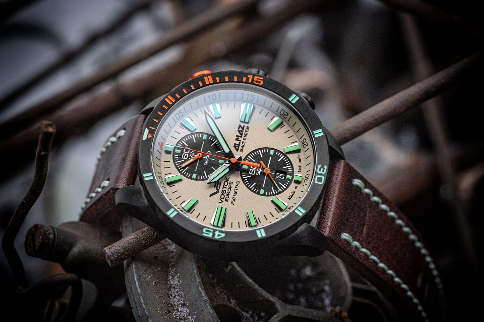 Vostok Europe 6S11-320C677 Almaz Chrono zegarek luksusowy Almaz - miniatura 8