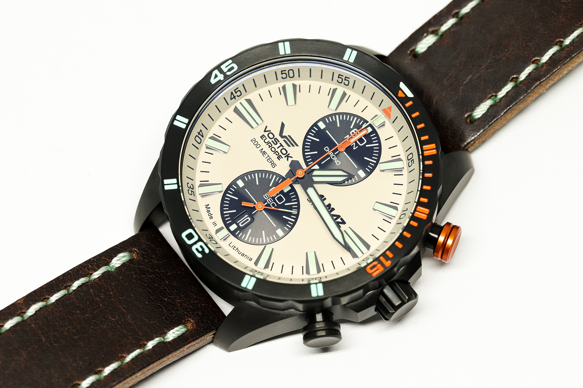 Vostok Europe 6S11-320C677 Almaz Chrono zegarek luksusowy Almaz - miniatura 6