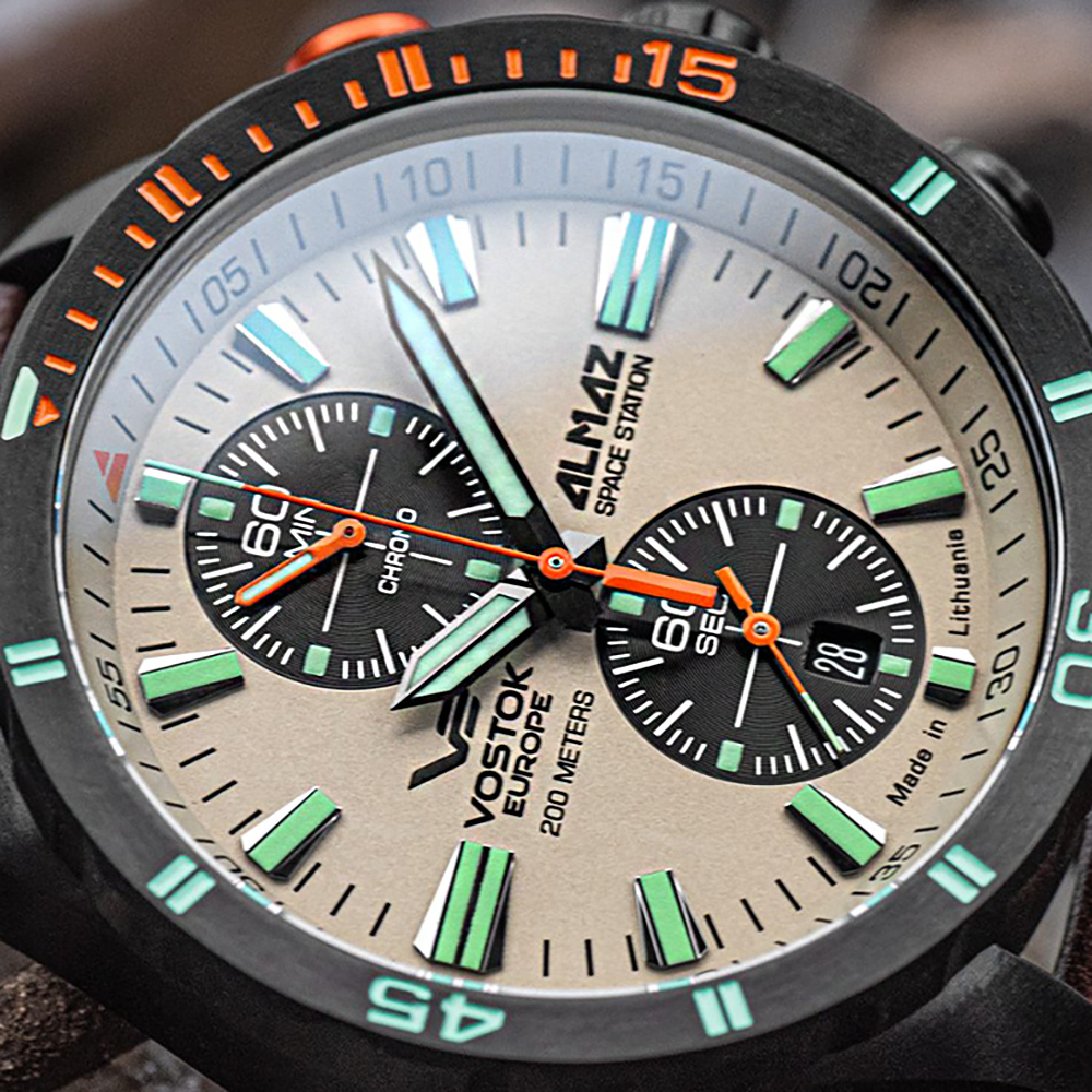 Vostok Europe 6S11-320C677S zegarek męski Almaz - miniatura 6