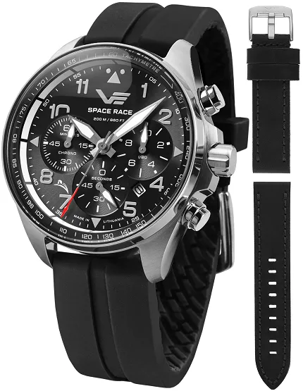 Vostok Europe 6S20-325A741SB Space Race Space Race Black Chrono - zdjęcie 1