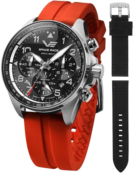 Vostok Europe 6S20-325A741SR Space Race Space Race Black Chrono - zdjęcie 1