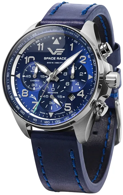 Vostok Europe 6S20-325A742 Space Race Space Race Blue Chrono - zdjęcie 1