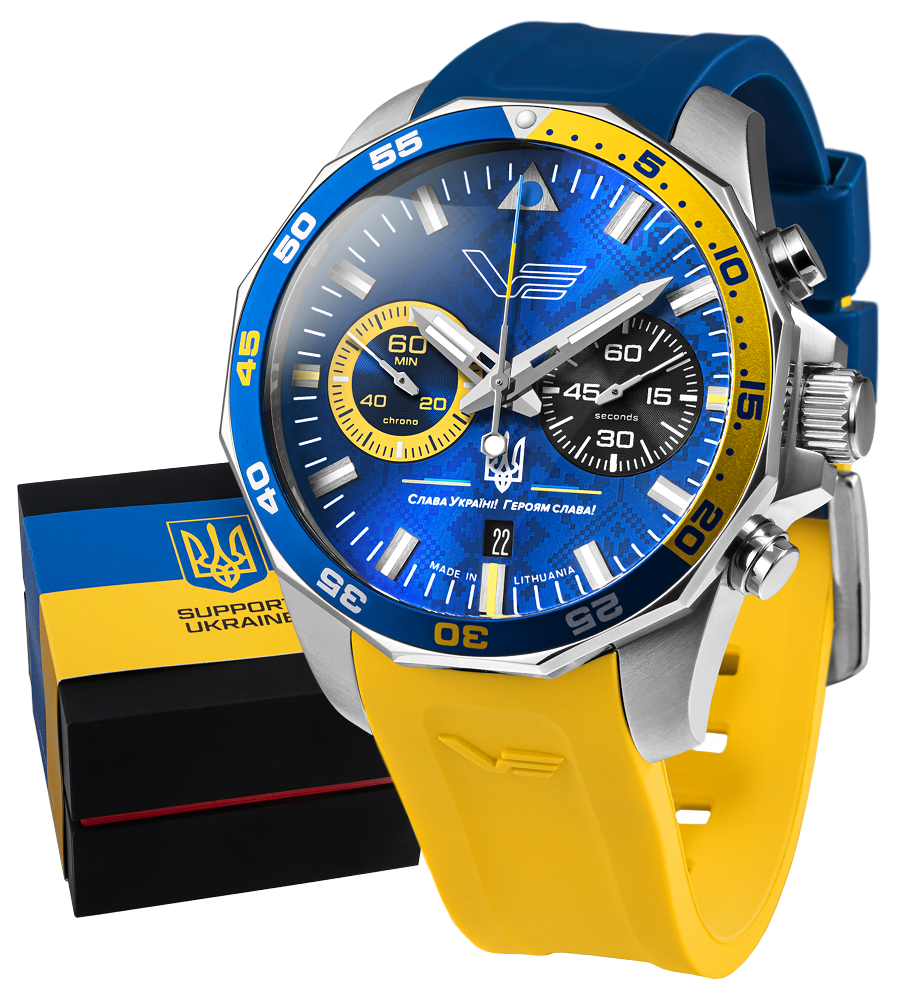 Slava Ukraini 2nd Edition Vostok Europe 6S21-225A466 