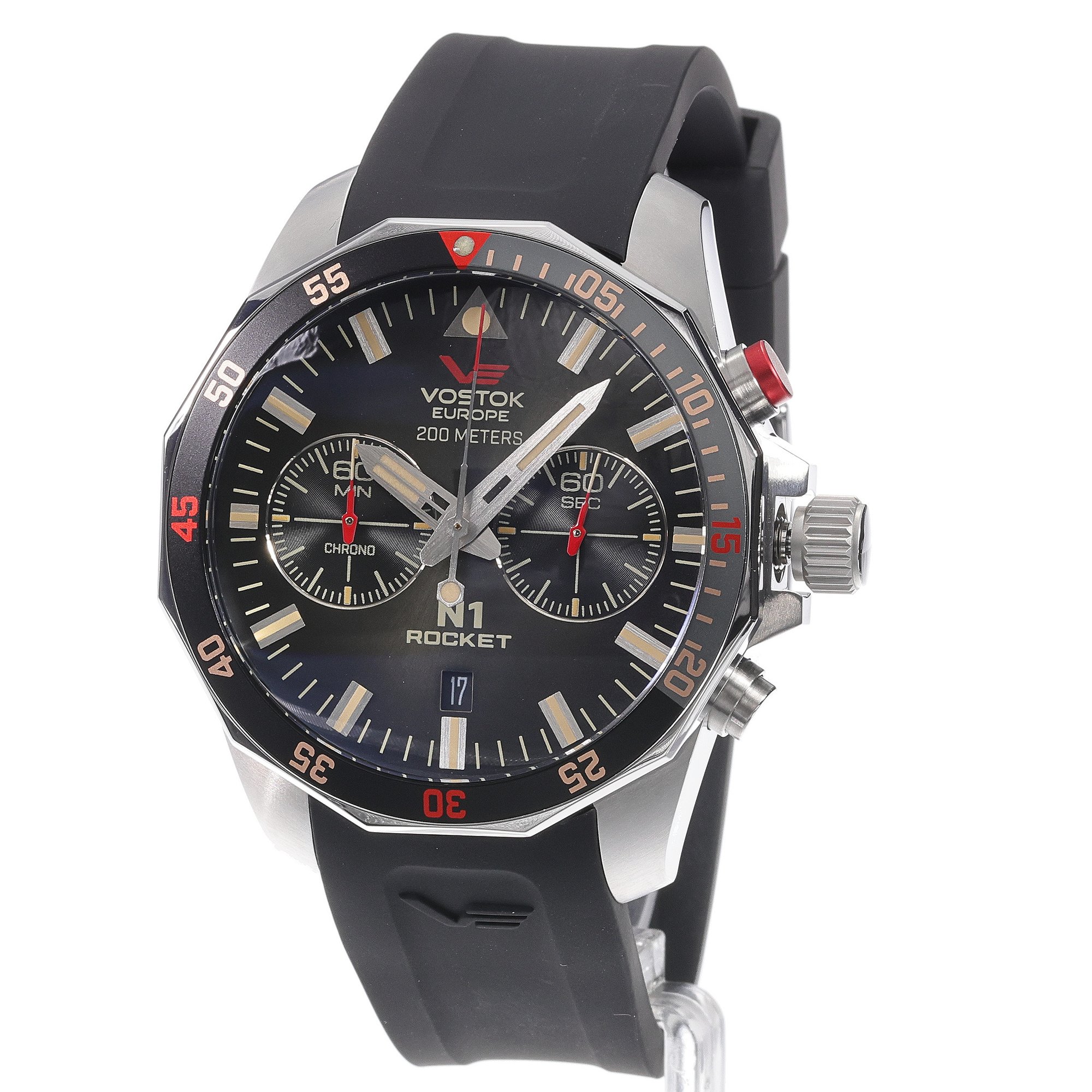 Vostok Europe 6S21-225A618S zegarek klasyczny N1 Rocket - miniatura 2