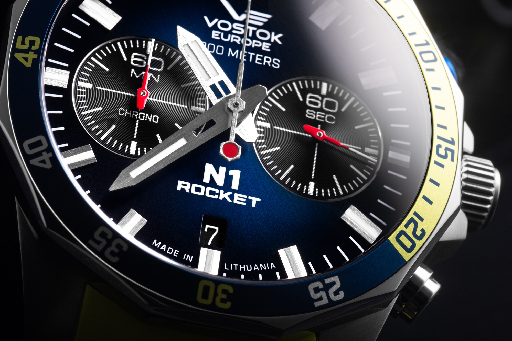 Vostok Europe 6S21-225A708SB zegarek męski N1 Rocket - miniatura 2
