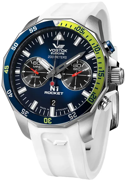 Vostok Europe 6S21-225A708SW N1 Rocket Rocket N-1 Chrono - zdjęcie 1