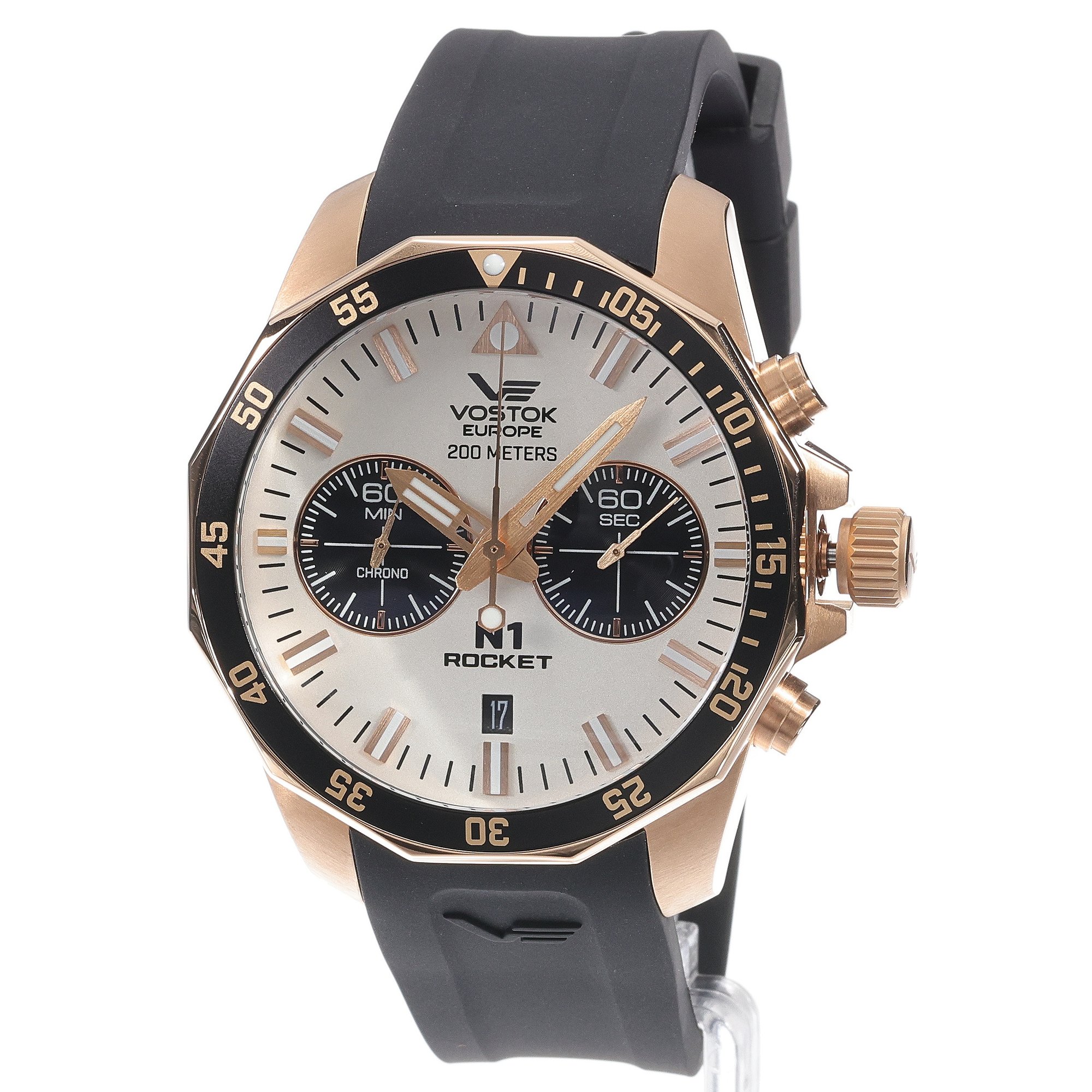 Vostok Europe 6S21-225B619S zegarek klasyczny N1 Rocket - miniatura 2