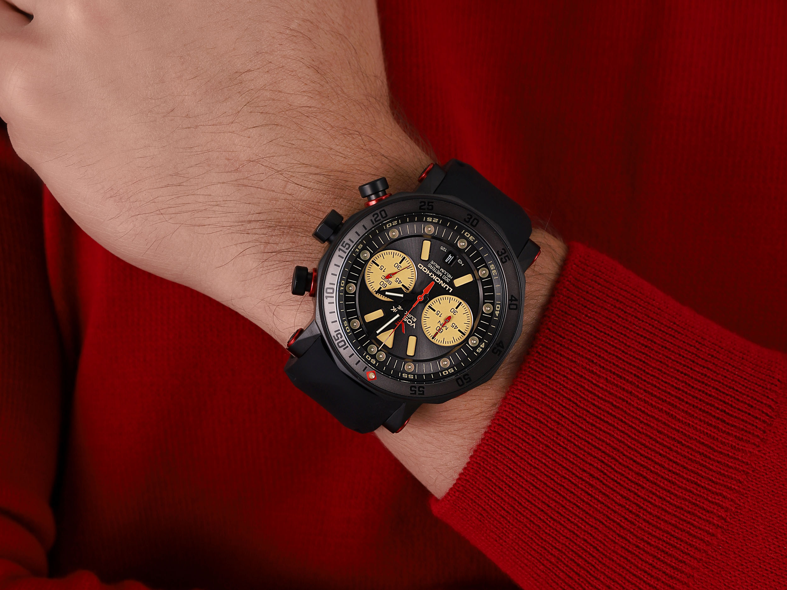 Vostok Europe 6S21-620C629 Lunokhod-2 Chrono zegarek sportowy Lunokhod - miniatura 3