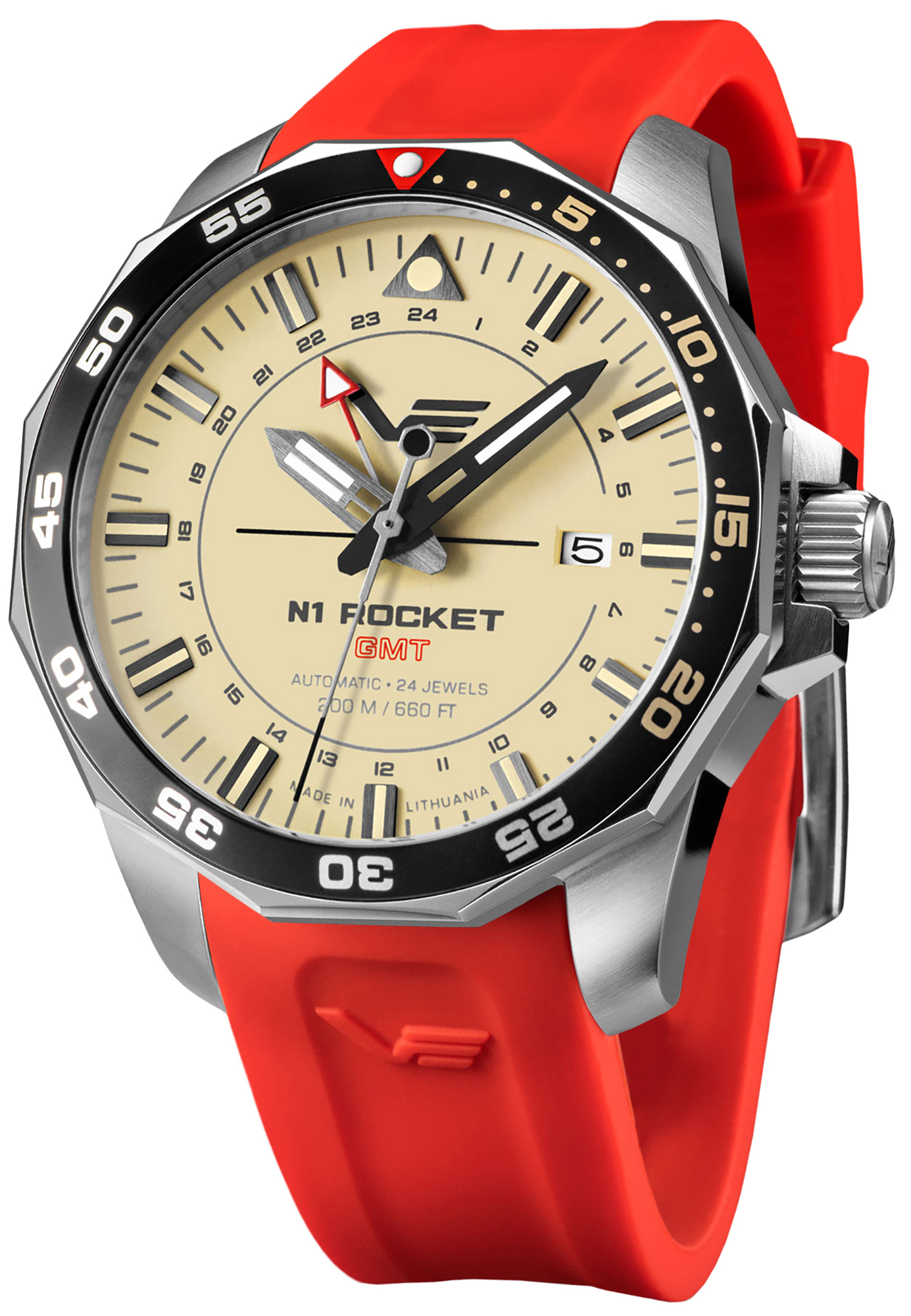 Rocket N-1 Automatic GMT Vostok Europe NH34-225A713SR 