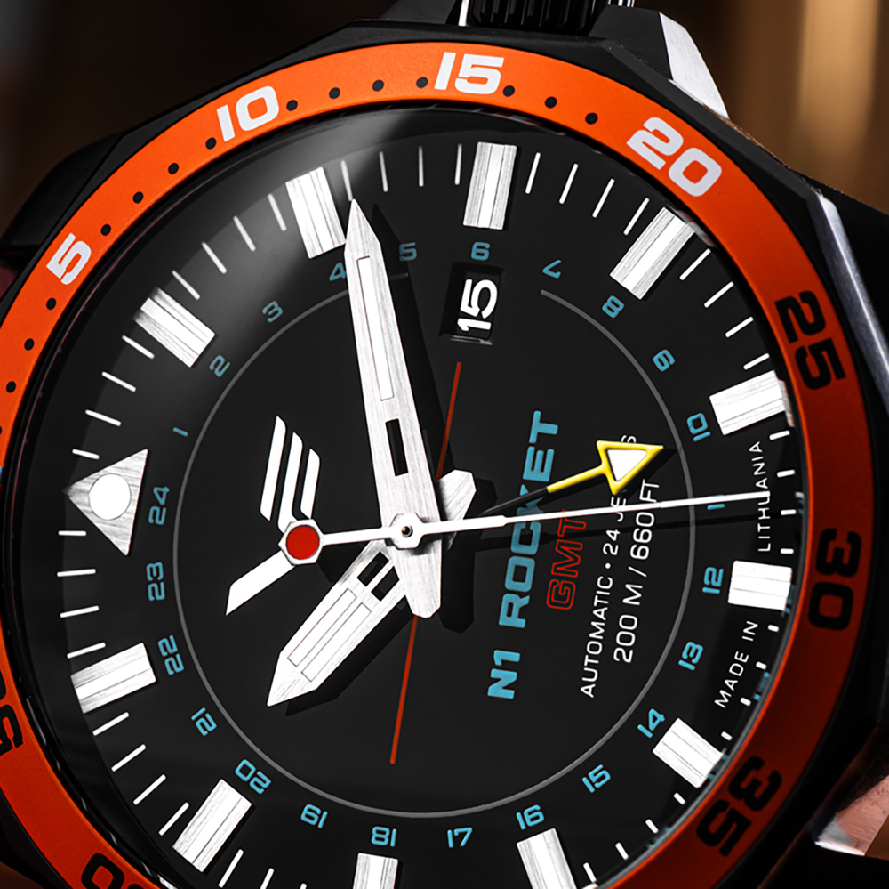 Vostok Europe NH34-225C714SR zegarek męski N1 Rocket - miniatura 2