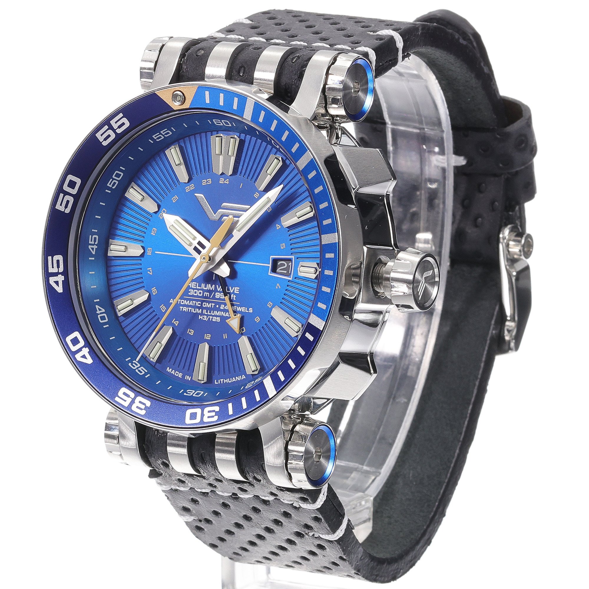 Vostok Europe NH34-575A716LBH zegarek srebrny sportowy Energia Rocket pasek - miniatura 2