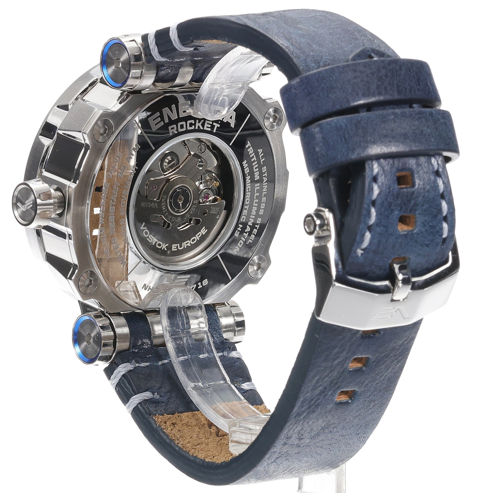 Vostok Europe NH34-575A716LBL zegarek sportowy Energia Rocket - miniatura 4