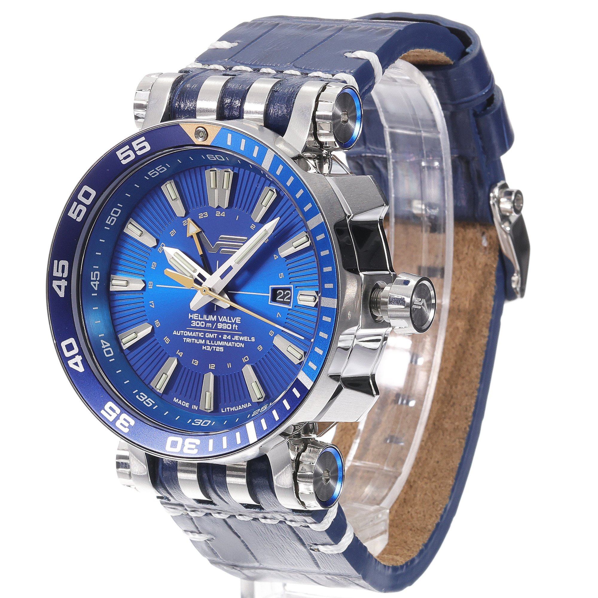 Vostok Europe NH34-575A716LBLC zegarek srebrny sportowy Energia Rocket pasek - miniatura 2