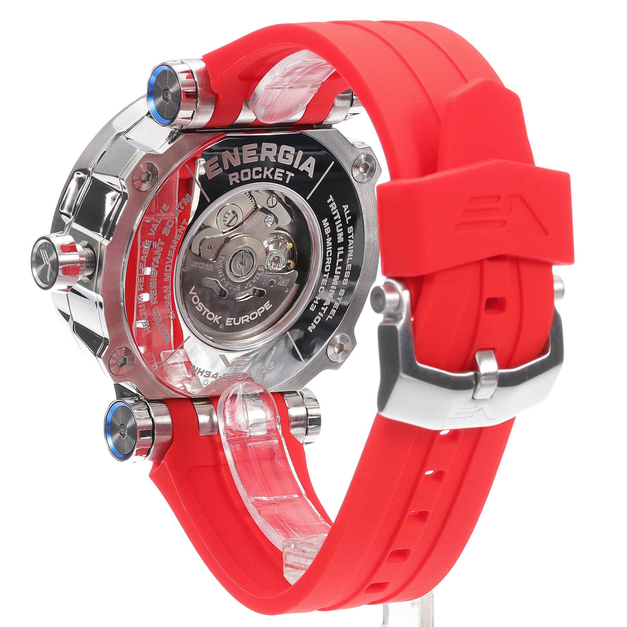 Vostok Europe NH34-575A716SR zegarek sportowy Energia Rocket - miniatura 4