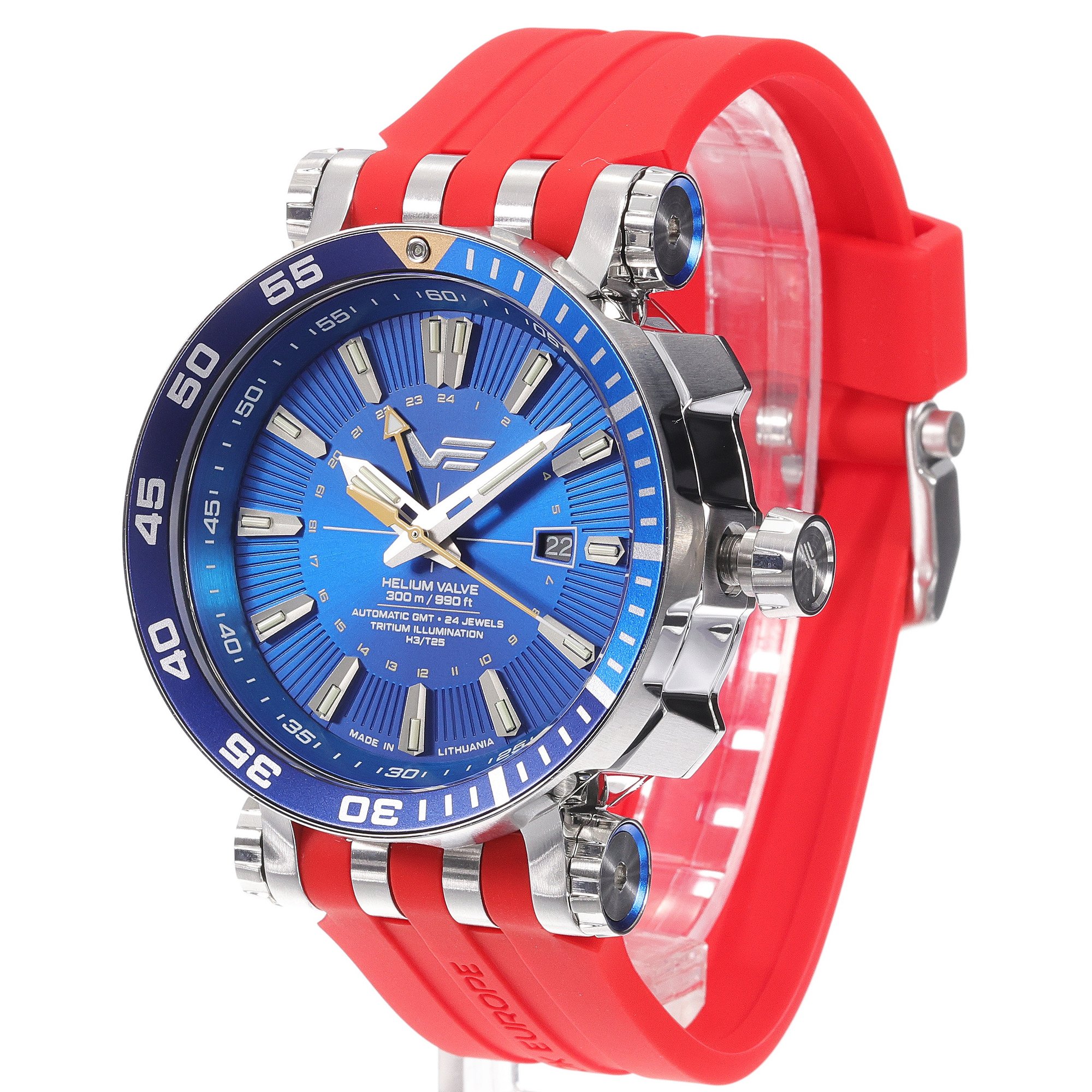 Vostok Europe NH34-575A716SR zegarek srebrny sportowy Energia Rocket pasek - miniatura 2
