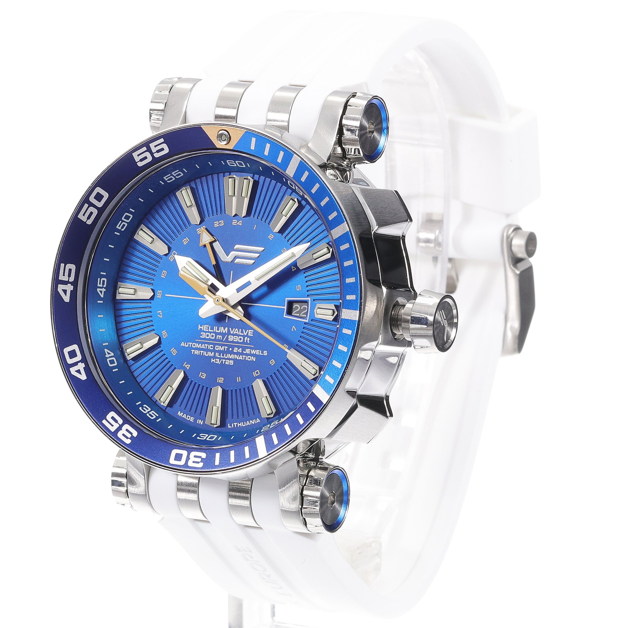 Vostok Europe NH34-575A716SW Energia Rocket Automatic GMT Energia Rocket sportowy zegarek srebrny - miniatura 2